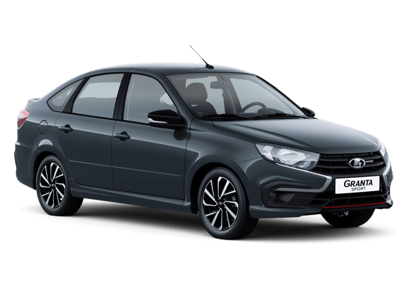 Купить Lada Granta Sport Лифтбек в Новосибирске - СЕРЕБРИСТО-ТЕМНО-СЕРЫЙ "БОРНЕО" (633) - МЕТАЛЛИК